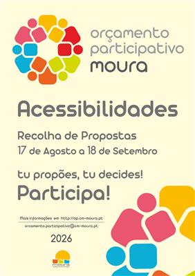 “Acessibilidades” é tema do Orçamento Participativo 2026