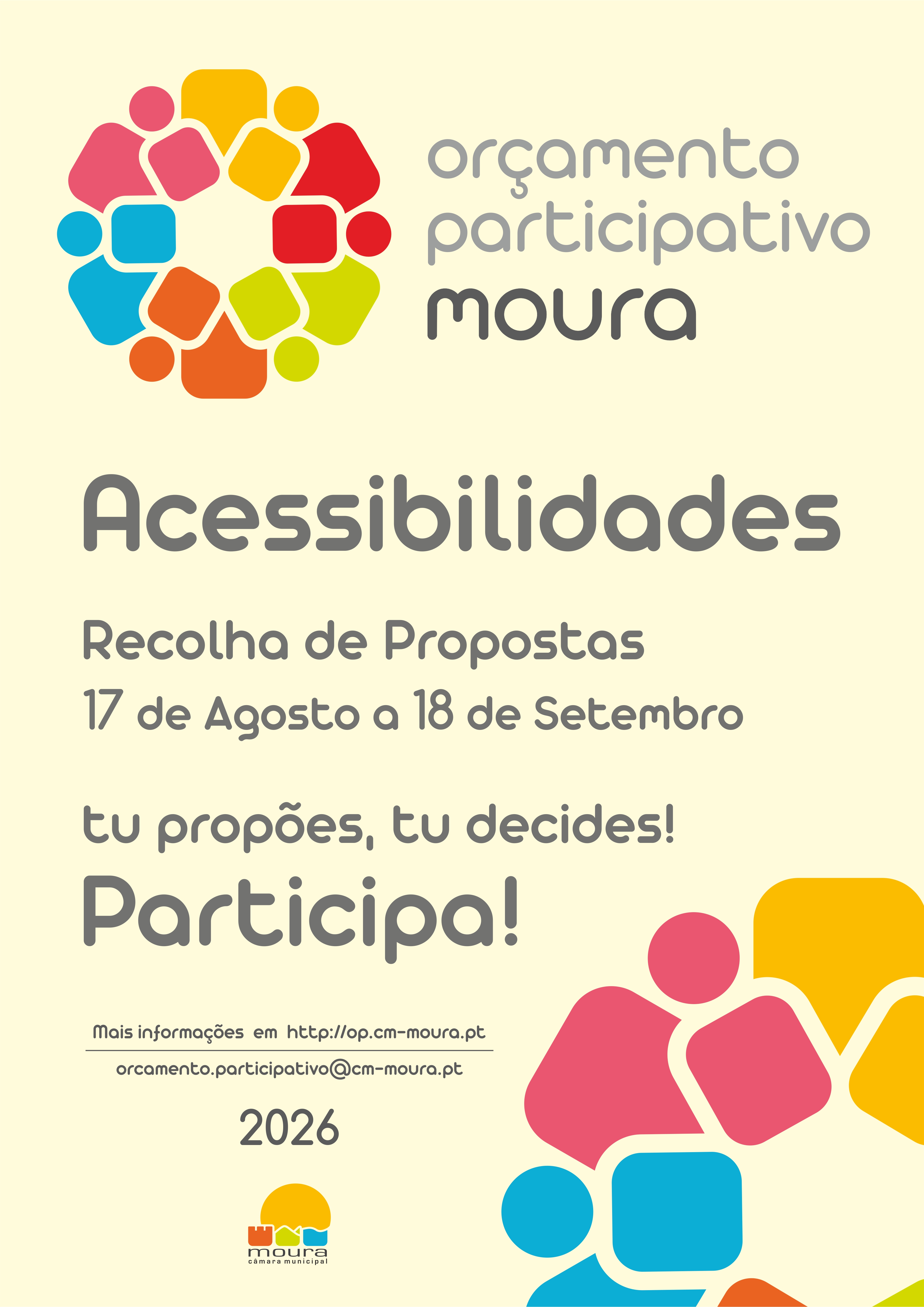 “Acessibilidades” é tema do Orçamento Participativo 2026
